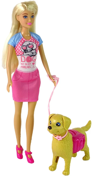 Lean Toys Lėlės rinkinys su augintiniu