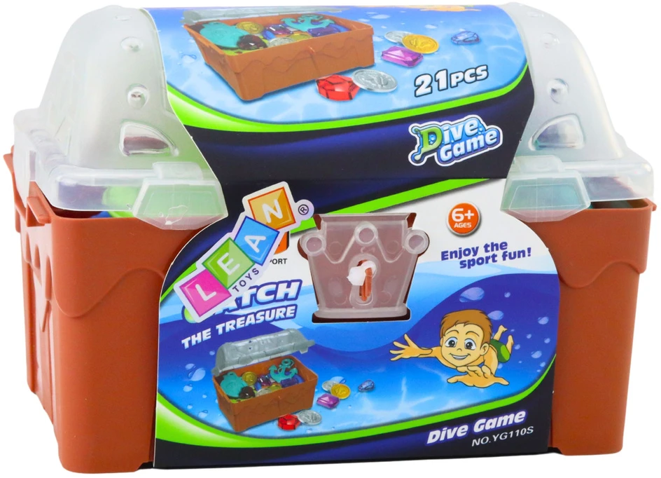 Lean Toys Vandens žaidimų lobio dėžutė 21 dalių