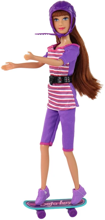 Lean Toys Lėlė Lucy su aksesuarais
