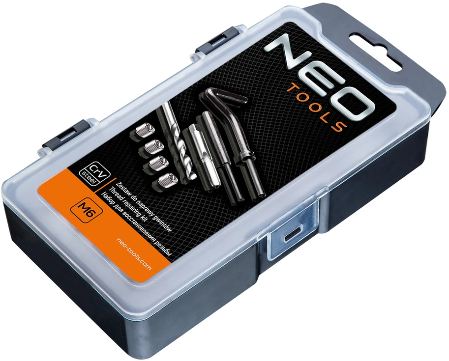 Neo Tools Sriegiklio remontų rinkinys NEO 11-901 (M6, 1 mm žingsnis)