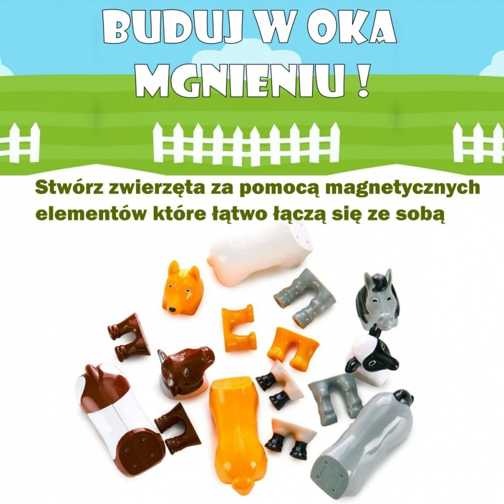 Malik Rinkinys Malblo magnetinis ūkio gyvūnų rinkinys