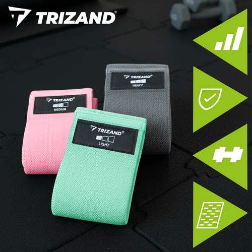 Mankštos gumų rinkinys - 3 vnt. Trizand 25876