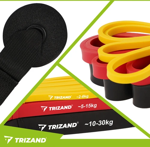 Mankštos gumelių rinkinys - 3 vnt. Trizand 25879