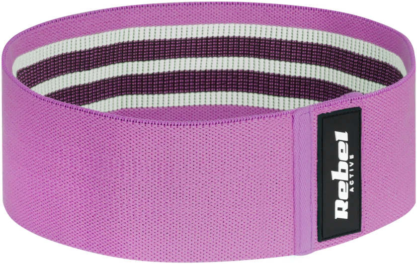 Medžiaginių mankštos juostų rinkinys - Mini Band M, 27-55 kg, 3 medžiaginės juostos, REBEL ACTIVE