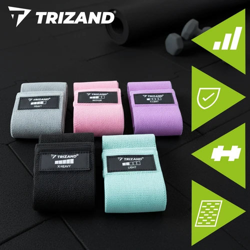Mankštos juostų rinkinys - 5 vnt. Trizand 25877