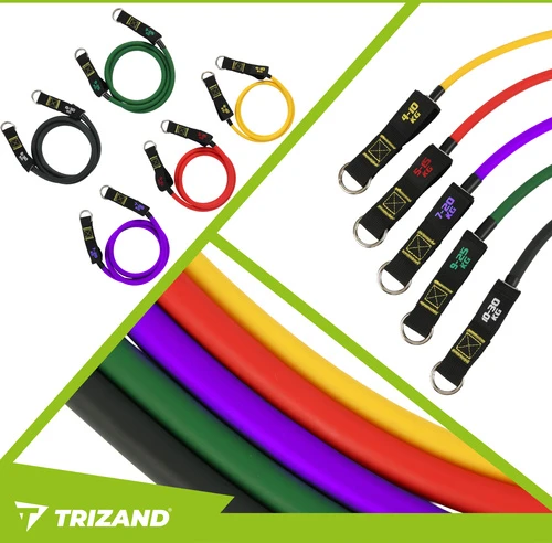 Mankštos juostų rinkinys - 5 vnt. Trizand 25880