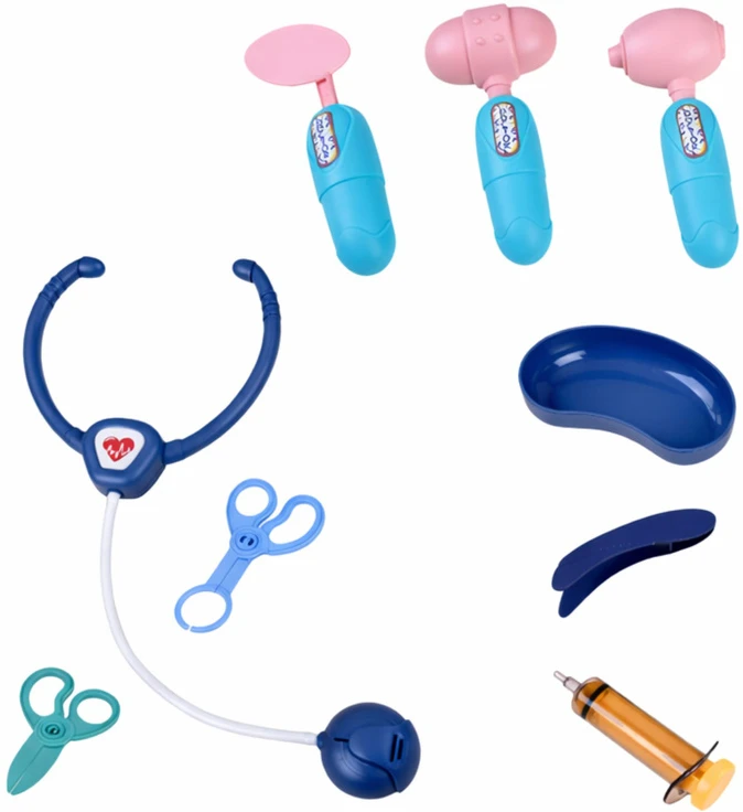 Žaislinis daktaro rinkinys Lean Toys su stendu