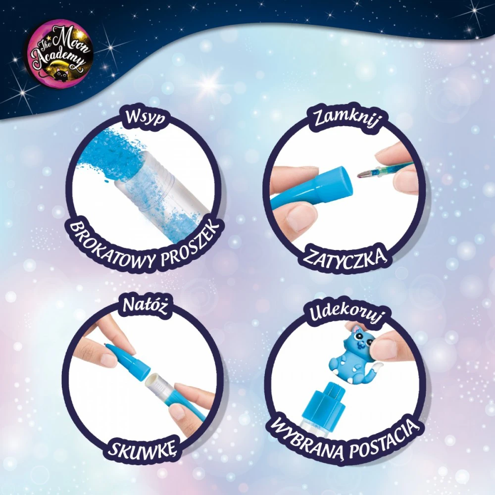 Lisciani Rinkinys „Moon Academy“ kūrybinis rinkinys „Moon Pens and Dienoraštis“