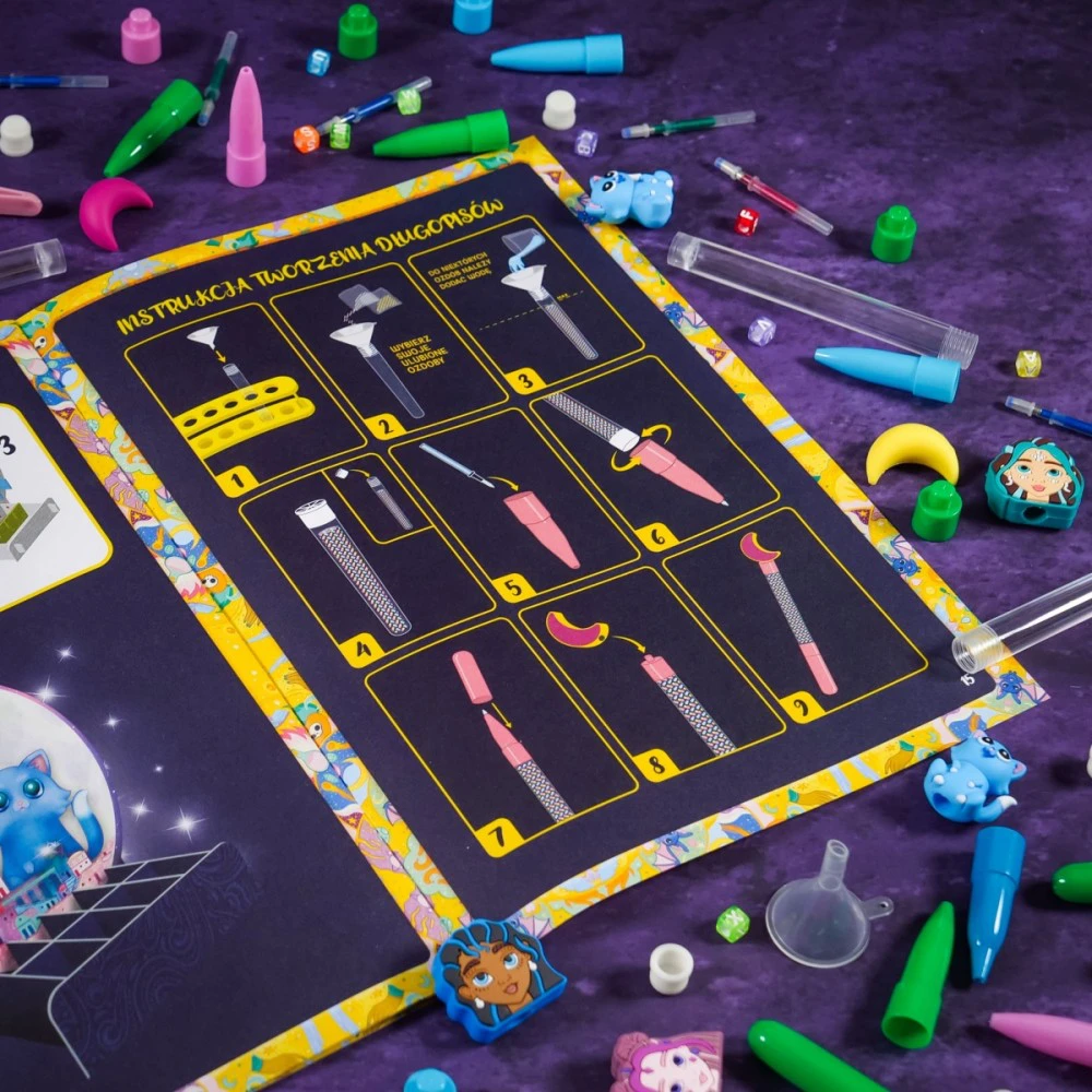 Lisciani Rinkinys „Moon Academy“ kūrybinis rinkinys „Moon Pens and Dienoraštis“