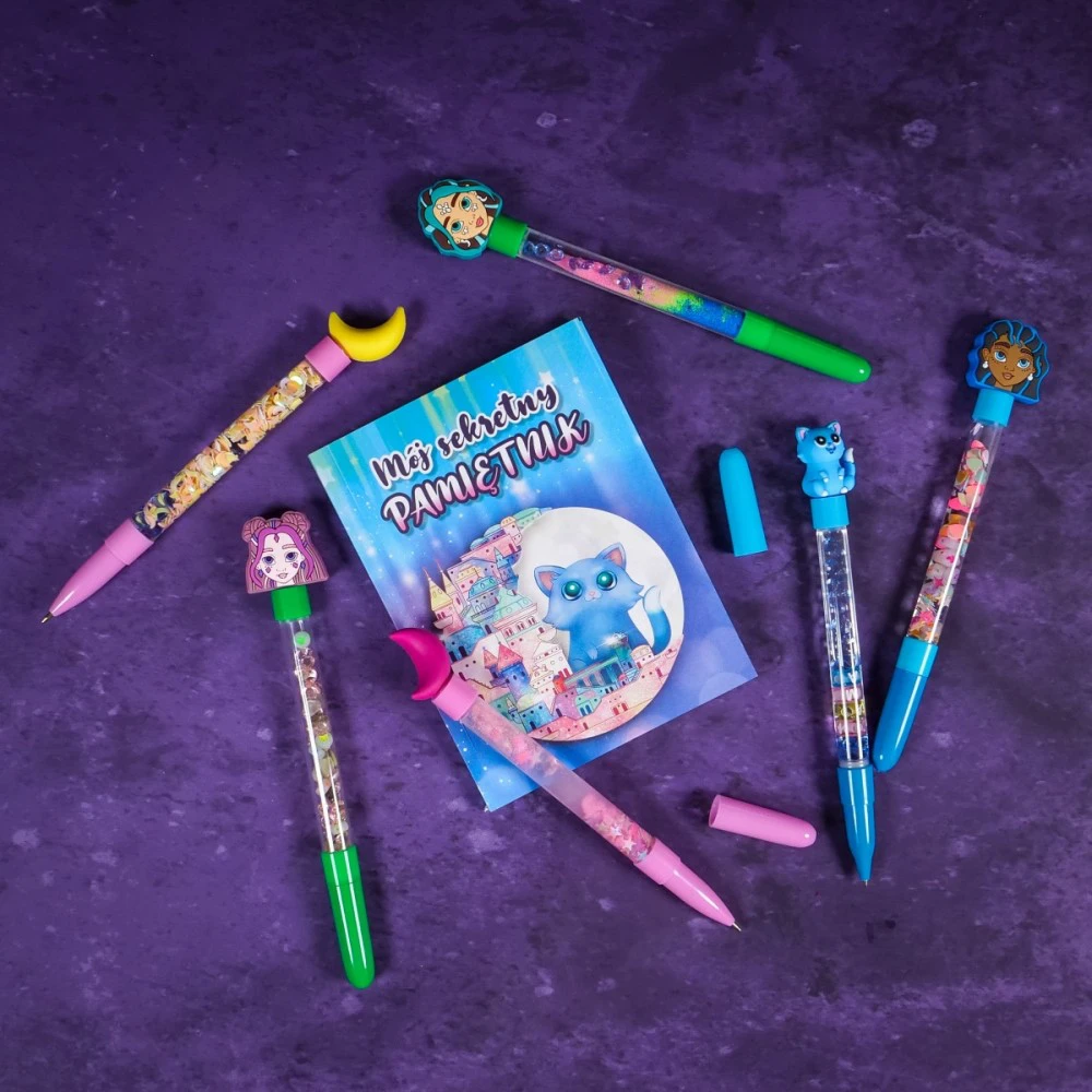 Lisciani Rinkinys „Moon Academy“ kūrybinis rinkinys „Moon Pens and Dienoraštis“