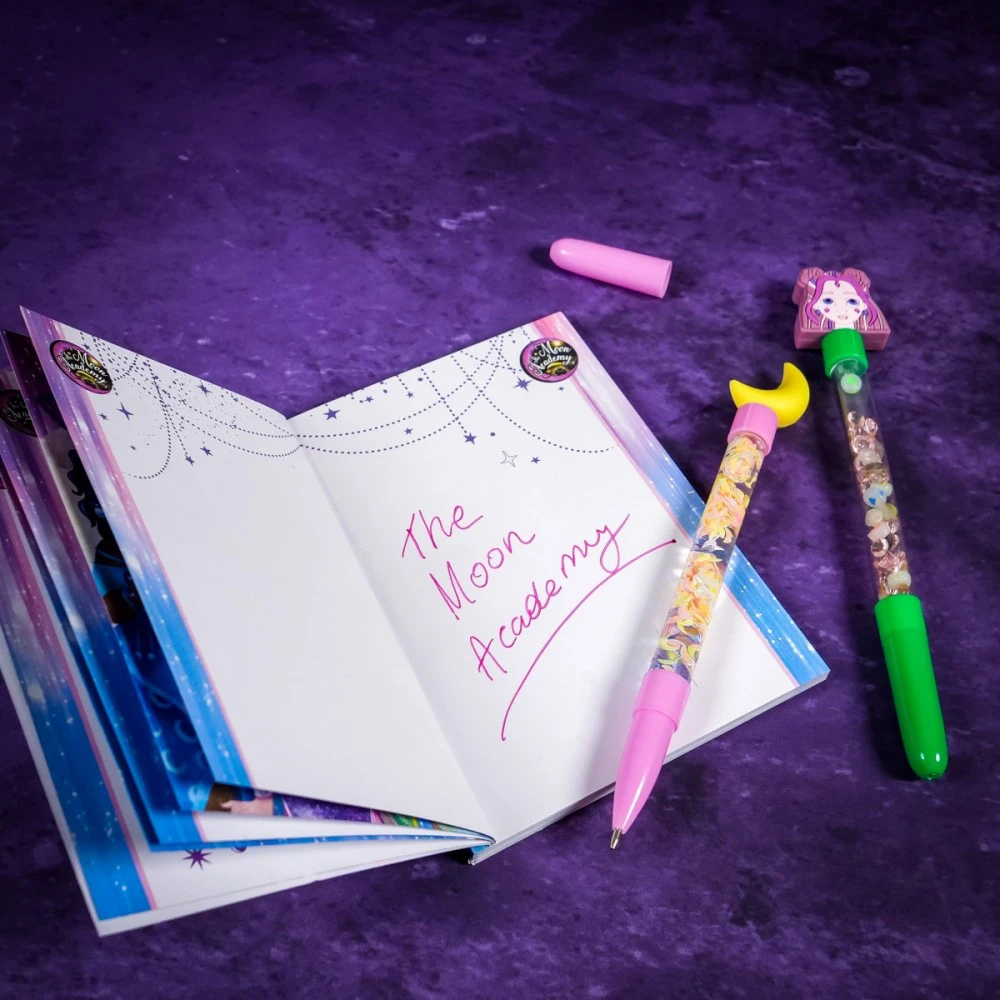 Lisciani Rinkinys „Moon Academy“ kūrybinis rinkinys „Moon Pens and Dienoraštis“