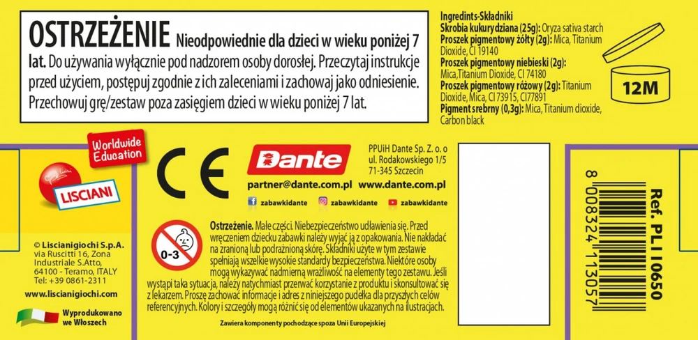 Lisciani Rinkinys „Moon Academy“ rinkinys – mėnulio akių šešėliai