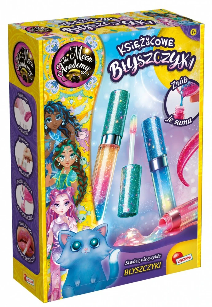 Lisciani Rinkinys „Moon Academy“ rinkinys – „Moon“ lūpų blizgiai