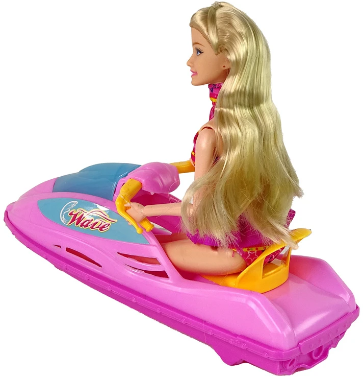 Lean Toys Lėlės rinkinys Motorinė valtis