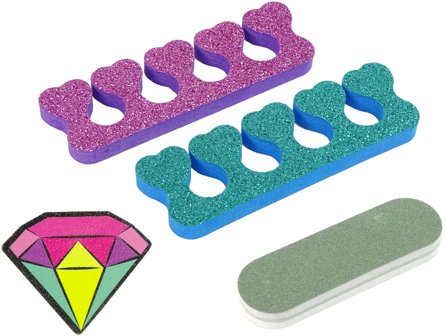 nagų dažymo rinkinys vaikams Lean Toys Lacquers Pens Coloured Stickers