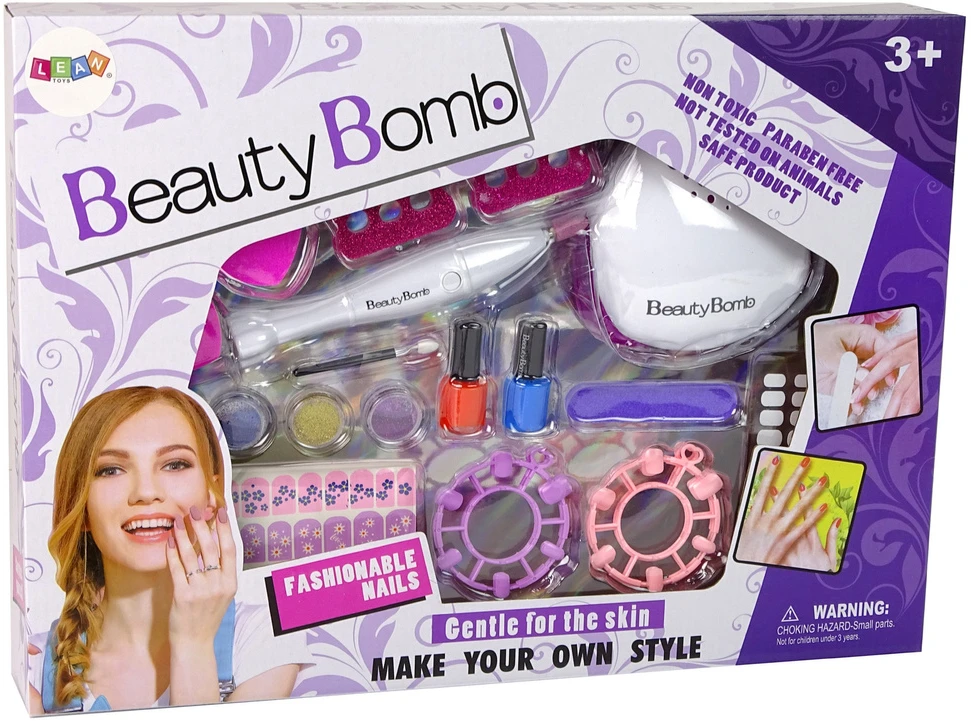 Lean Toys Nagų dažymo rinkinys vaikams