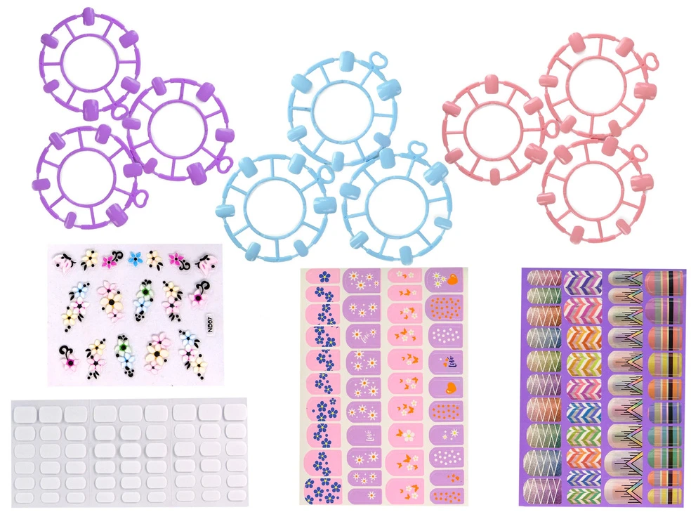 Lean Toys Nagų dažymo rinkinys vaikams