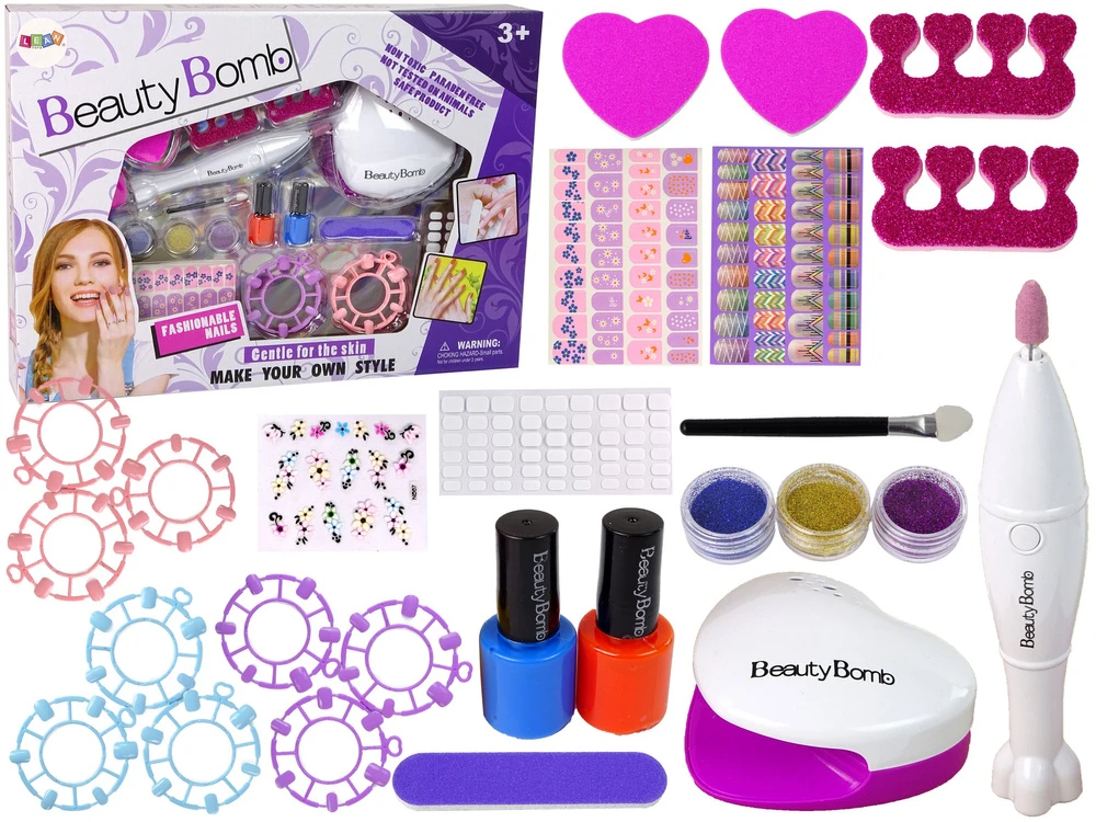 Lean Toys Nagų dažymo rinkinys vaikams