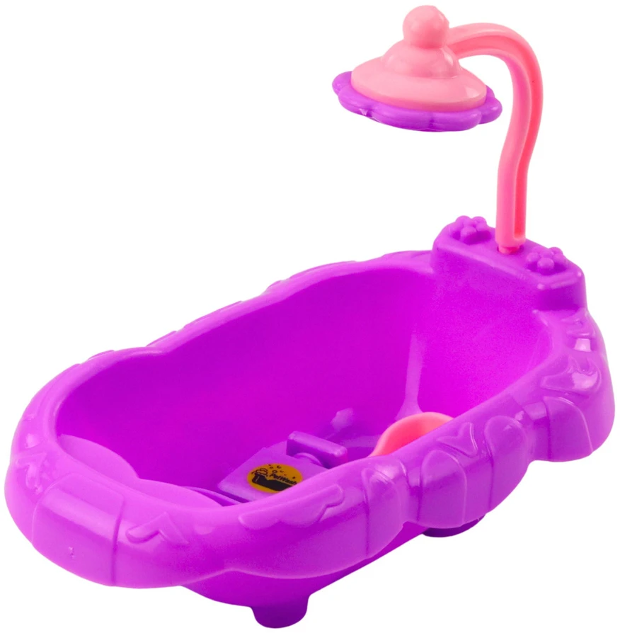 Lean Toys Šunų priežiūros rinkinys su vonia ir nameliu, 4 vnt.