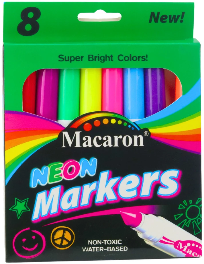Lean Neoninių žymeklių rinkinys, 8 vnt.
