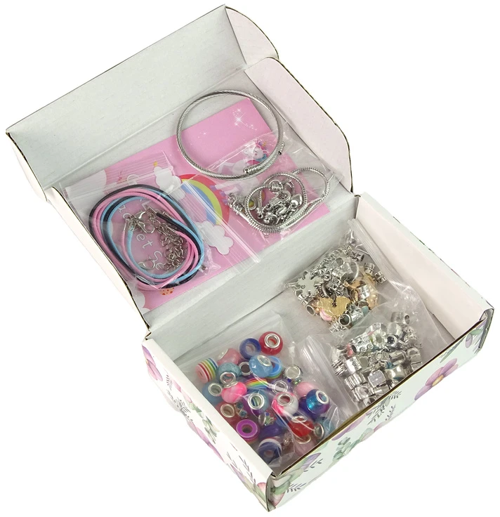 Lean Toys Kūrybinis LeanToys apyrankių kūrimo rinkinys, 90 vnt.