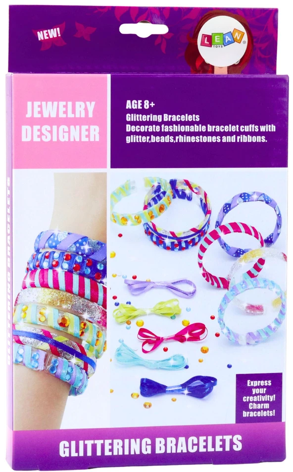 Zestaw Rinkinys apyrankėms gaminti Lean toys