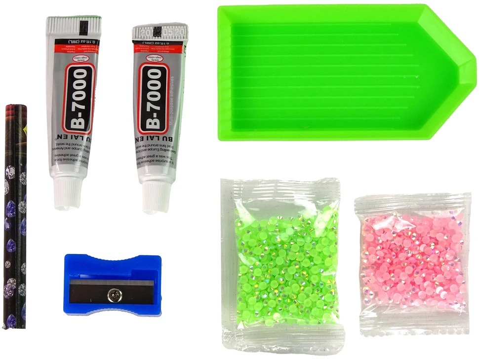 Lean Toys Deimantinės mozaikos rinkinys Leantoys 3D