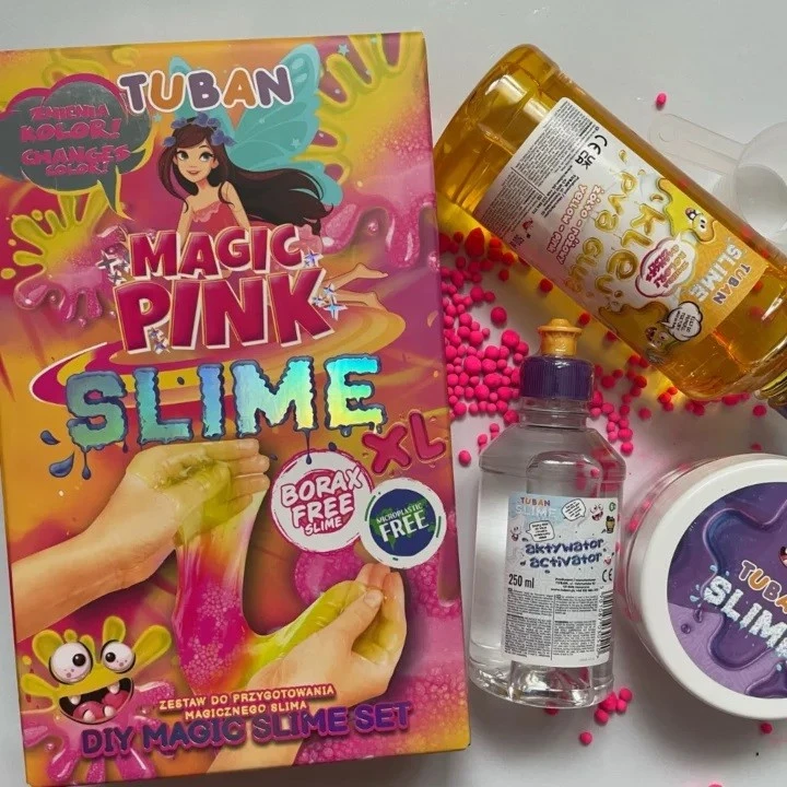 Tuban Pasidaryk pats magiško slaimo rinkinys XL - Rožinė