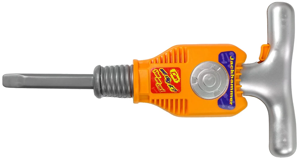 Lean Toys Vaikiškas įrankių rinkinys su pneumatinio plaktuko imitacija