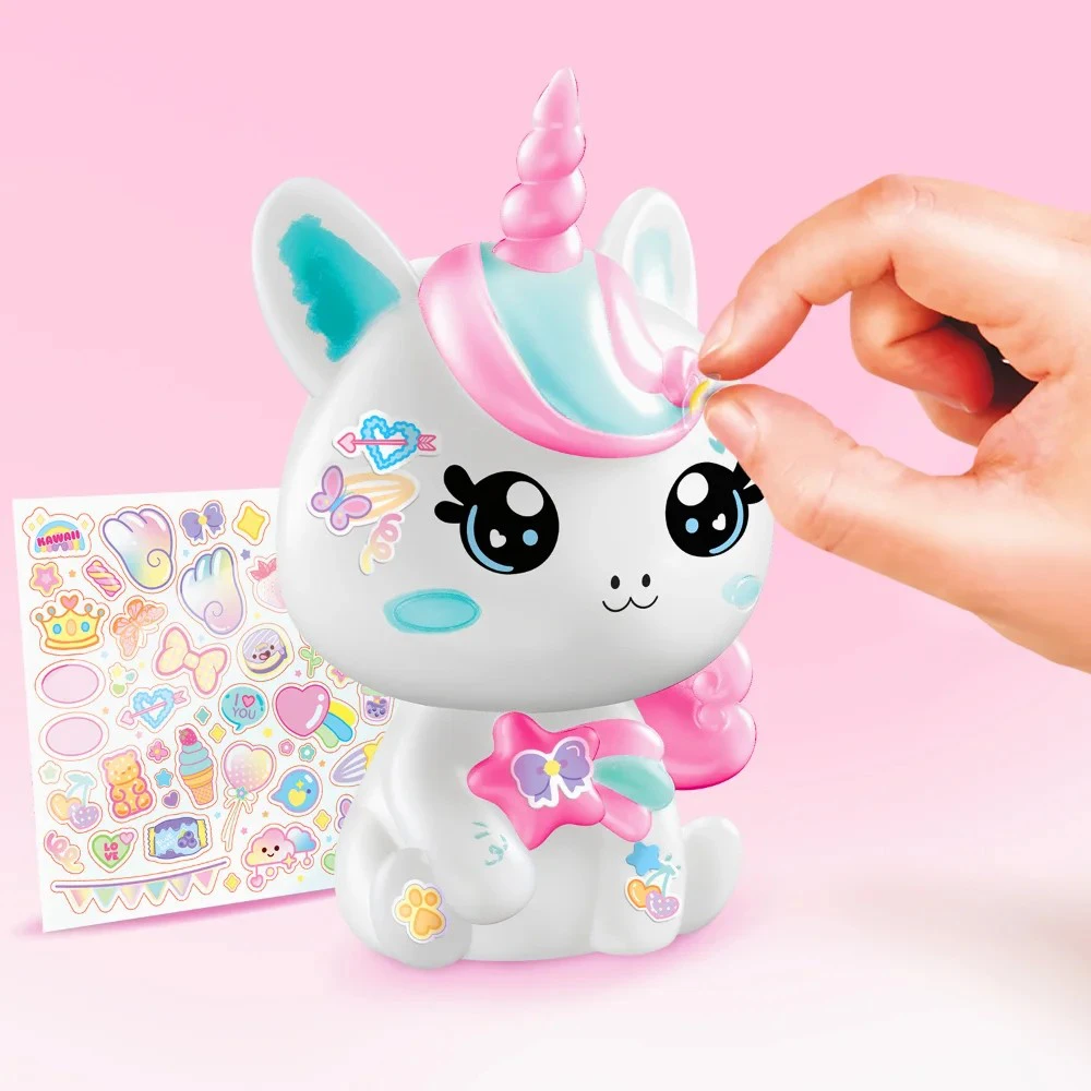 Epee Rinkinys „Pasidaryk pats“ kawaii stiliaus vienaragio keratino dekoravimo rinkinys