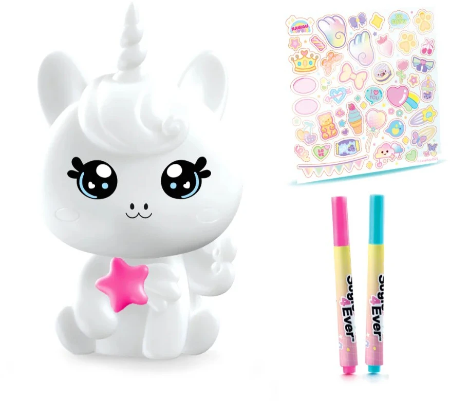 Epee Rinkinys „Pasidaryk pats“ kawaii stiliaus vienaragio keratino dekoravimo rinkinys