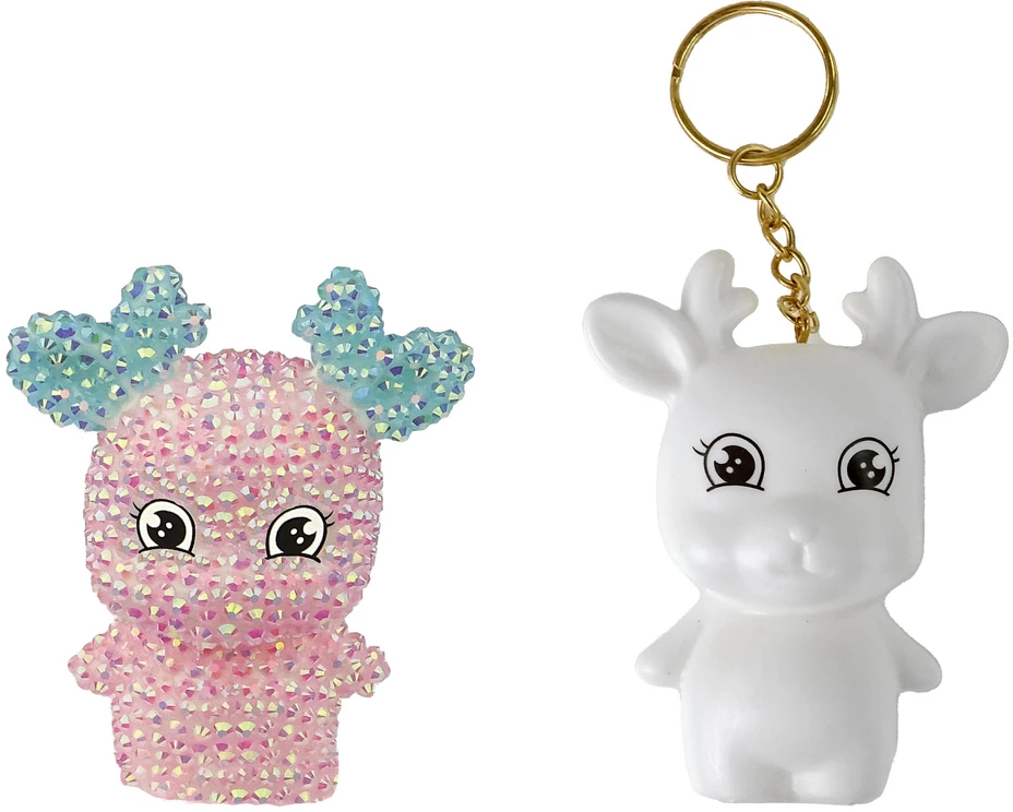 Lean Toys Kūrybinis rinkinys Diamond Reindeer 3D, rožinis