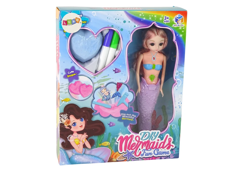 Lean Toys Kūrybinis rinkinys LeanToys Undinėlė