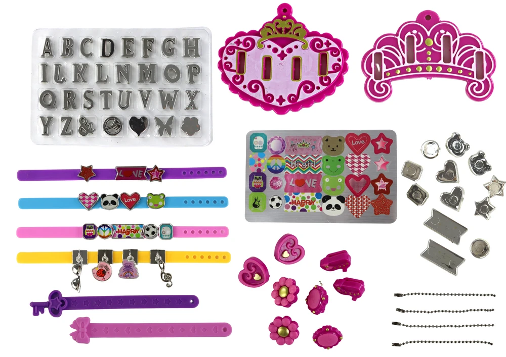 Kūrybinis papuošalų gamybos rinkinys vaikams Lean Toys