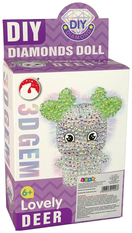 Lean Toys Deimantinis kūrybinis rinkinys su elnio pakabuku