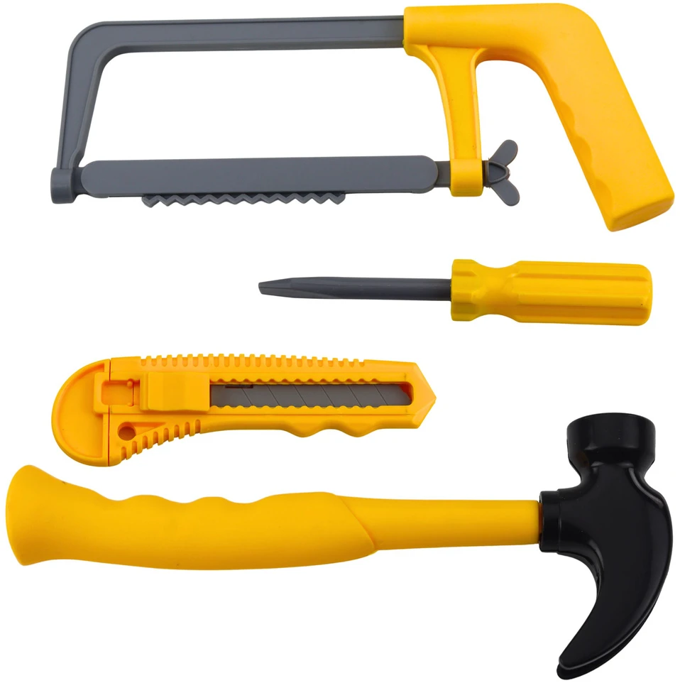 Lean Toys 12 dalių įrankių rinkinys su gręžtuvu ir dėklu