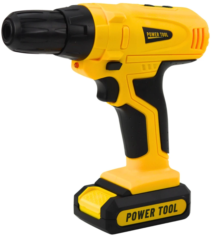 Lean Toys 12 dalių įrankių rinkinys su gręžtuvu ir dėklu