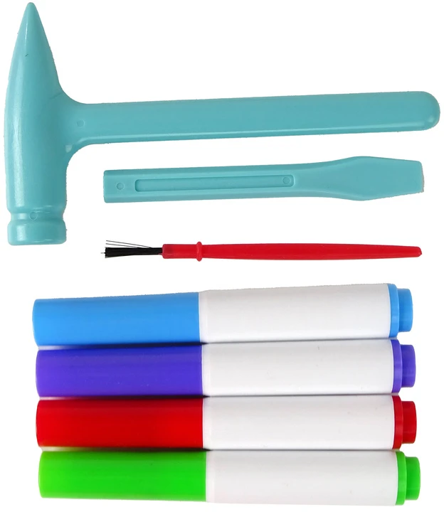Lean Toys Komplektas lobiai ir kasinėjimai Diy Sirena, rožinis