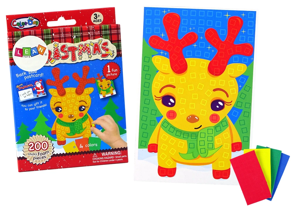 Lean Toys Mozaika LeanToys Kalėdos