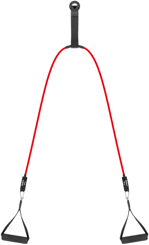 Atsparumo juostų rinkinys pratimams - Power Tube Set, 5-30 kg, 5 juostos, REBEL ACTIVE