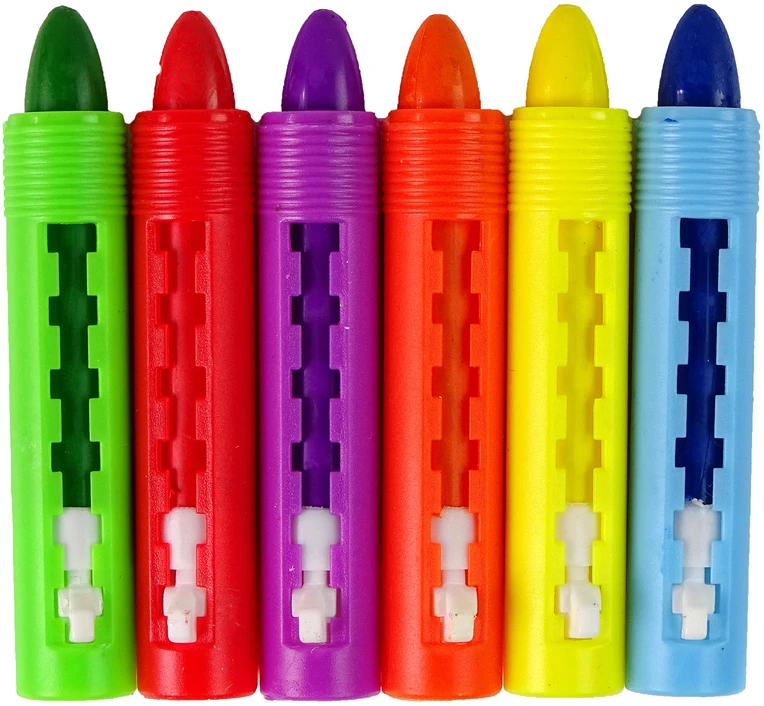 Lean Toys Kreidelių rinkinys vaikams Crayon, 6 vnt.