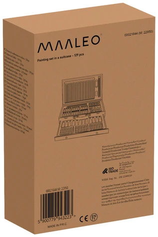 Maaleo Tapybos rinkinys lagamine - 117 vnt. (21644)