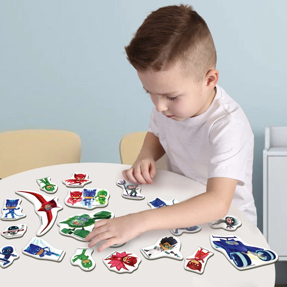 Lean Toys Magnetinių lipdukų rinkinys Pj Masks, 20 vnt.
