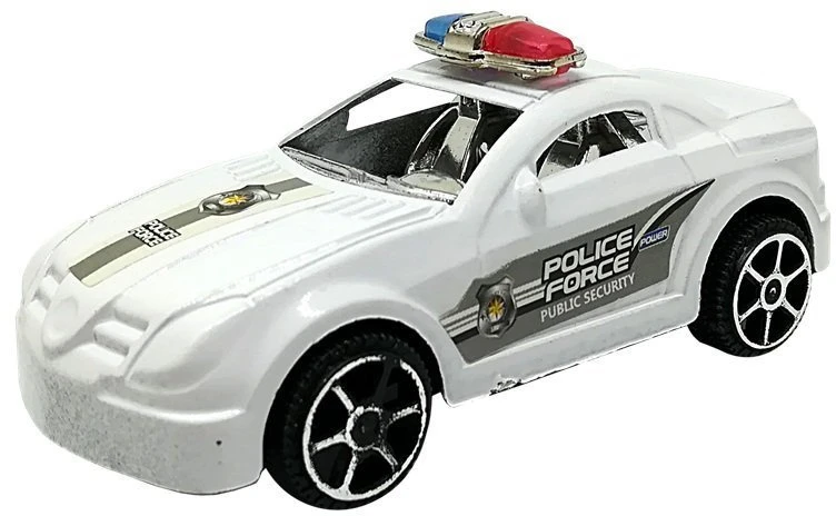 Policijos automobilių rinkinys Lean Toys