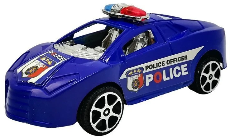 Policijos automobilių rinkinys Lean Toys