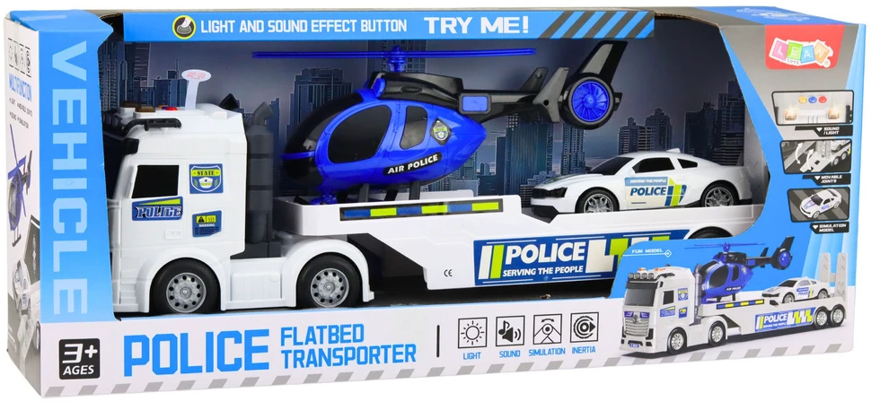Lean Toys Policijos rinkinys 3 vnt.