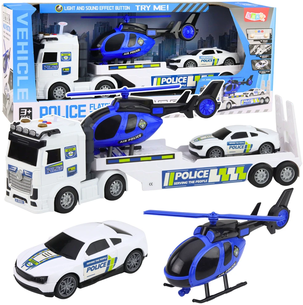 Lean Toys Policijos rinkinys 3 vnt.