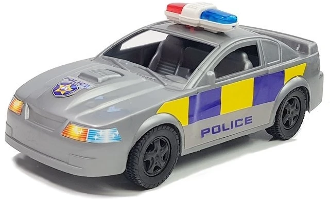 Lean Toys Policijos transporto priemonių rinkinys su šviesomis ir garsais