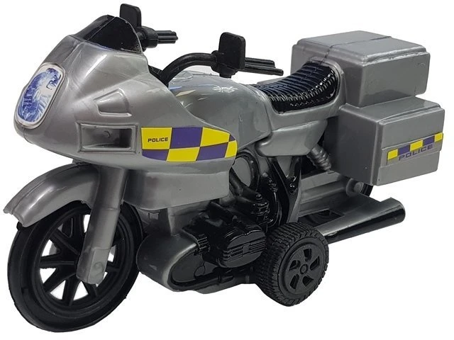 Lean Toys Policijos transporto priemonių rinkinys su šviesomis ir garsais