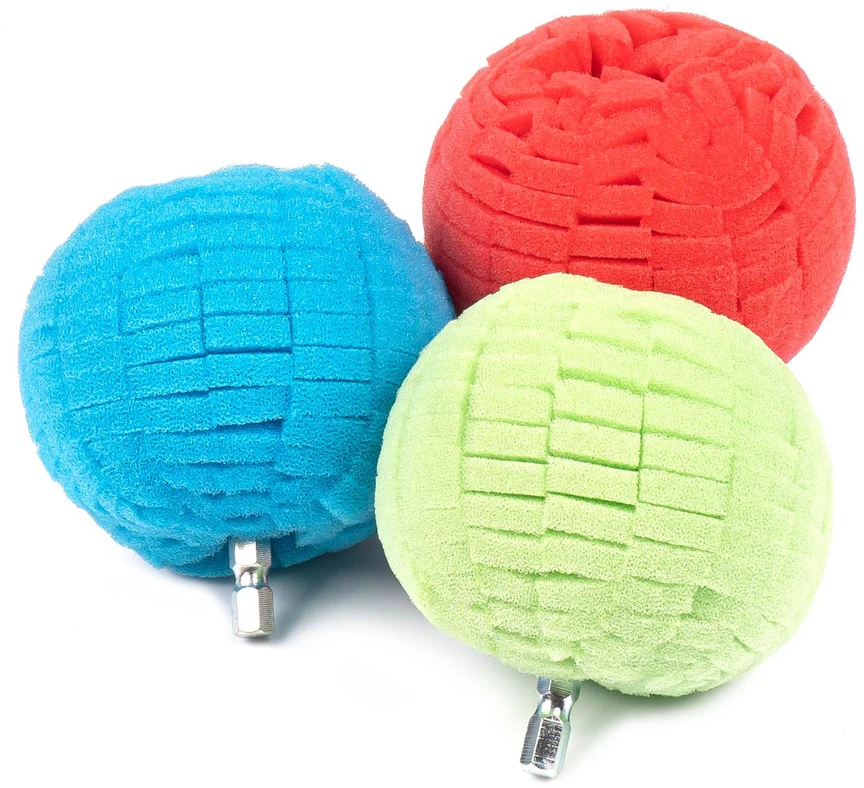 Ratų poliravimo apvalios kempinės – rinkinys, 80 mm AMIO-03702